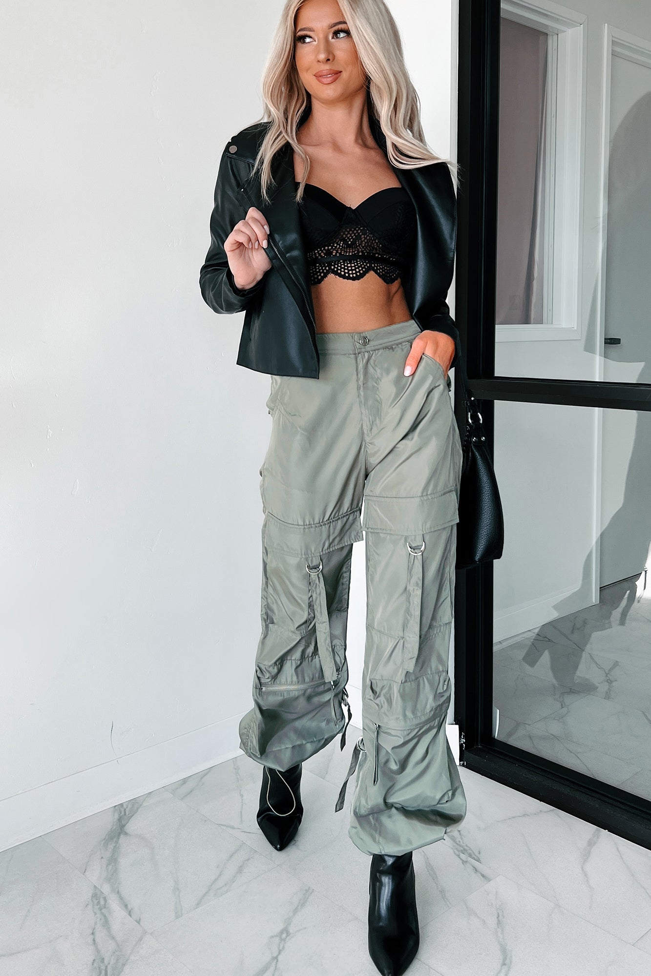 You've Heard About Me Cargo Utility Pants (Olive)